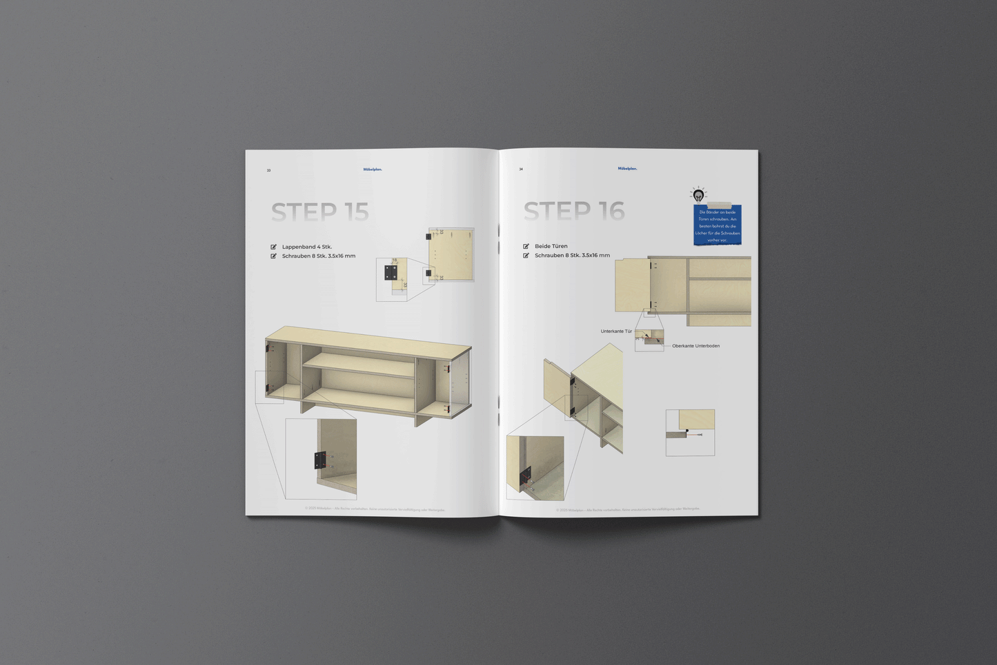 Lowboard 01 - Lappenband