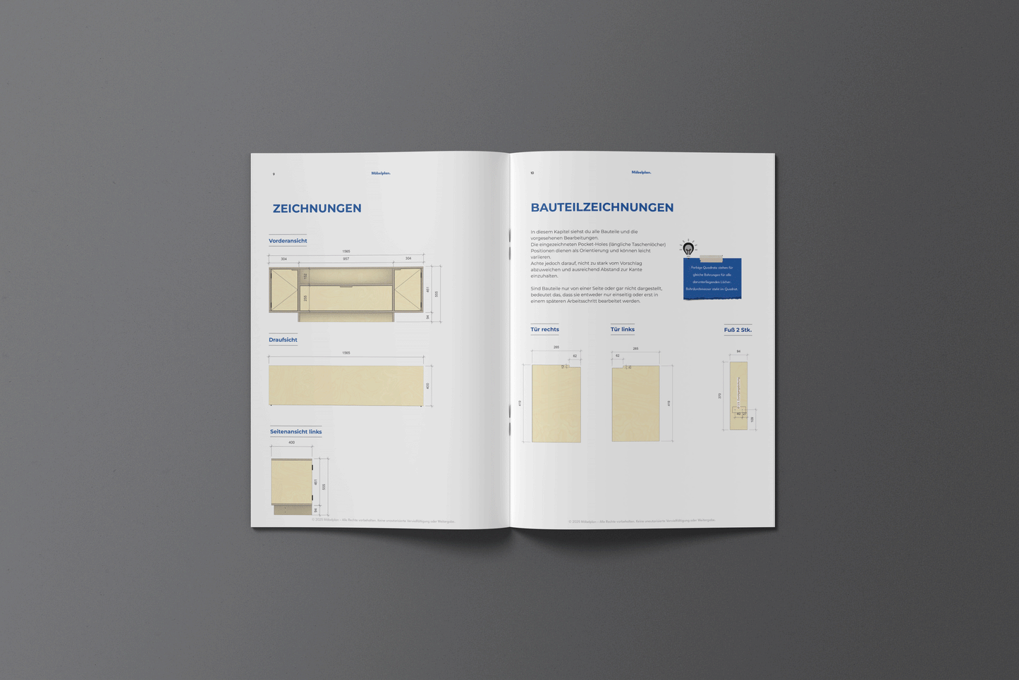 Lowboard 01 - Lappenband