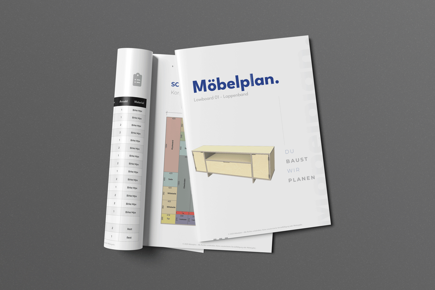 Lowboard 01 - Lappenband